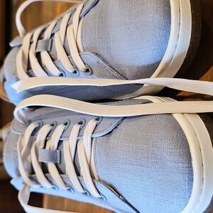 NWOB AETREX Renee Blue Canvas Sneakers_size 39 💖📸